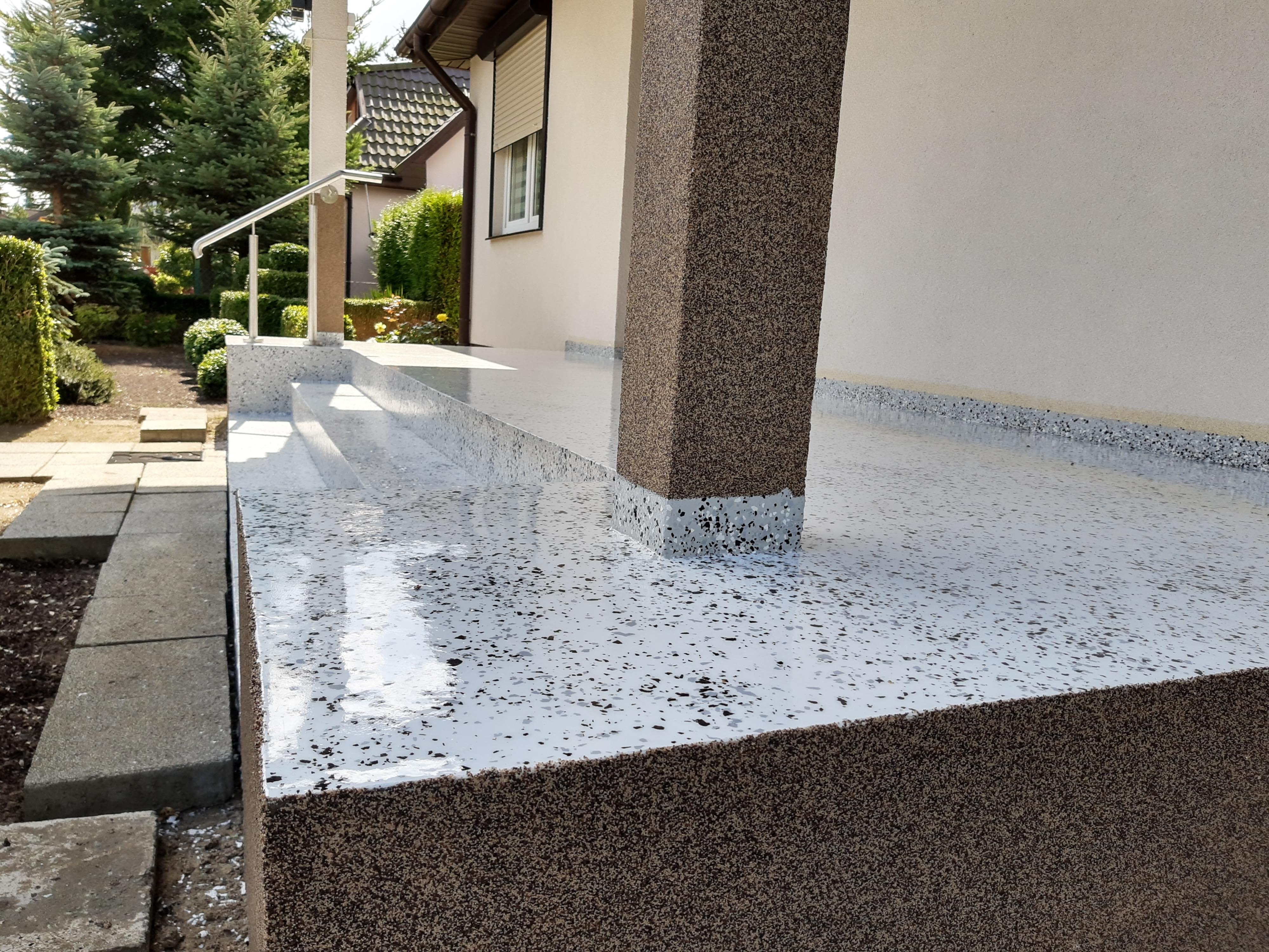 Polyurethane resins for terraces in Warsaw